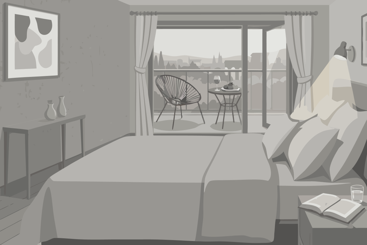 Chambre Double ou Lits Jumeaux - Vue sur Montagnes